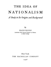 Hans Kohn The Idea Of Nationalism Pdf Free